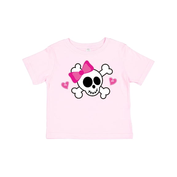 Inktastic Valentine Holiday Girls Skull Girls Toddler T-Shirt