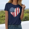 thumbnail image 2 of 1776 Patriotic Vintage Style USA 4th of July T-Shirt T-Shirt Navy,S, 2 of 6