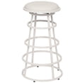 thumbnail image 2 of Armen Living Ringo 30" Backless Gray Metal Barstool, Gray, 2 of 2
