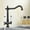 Black, variant on Kitchen Sink Double Handle Kitchen Faucets, 360 Degree Swivel Sink Utility Sink Pot Filler Bar Antique Faucet for Kitchen Sink, Brass K Economic