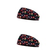 thumbnail image 2 of sweethay Diadema Navidad Estampado floral Deportes Banda para la cabeza Sombreros de cara Diademas Accesorios para peinados para Sporting Tipo 4 tipo 4 2Conjunto, 2 of 6