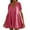 Hot Pink, variant on Summer Fashion Dresses for Women 2024 Plus Size Solid Color Short Sleeved Dress Up to 65% off!
