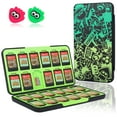 thumbnail image 1 of Game Card Storage Case for Nintendo Switch with 2 Joystick Keycaps, 24 SD Card Slots, 1 of 7