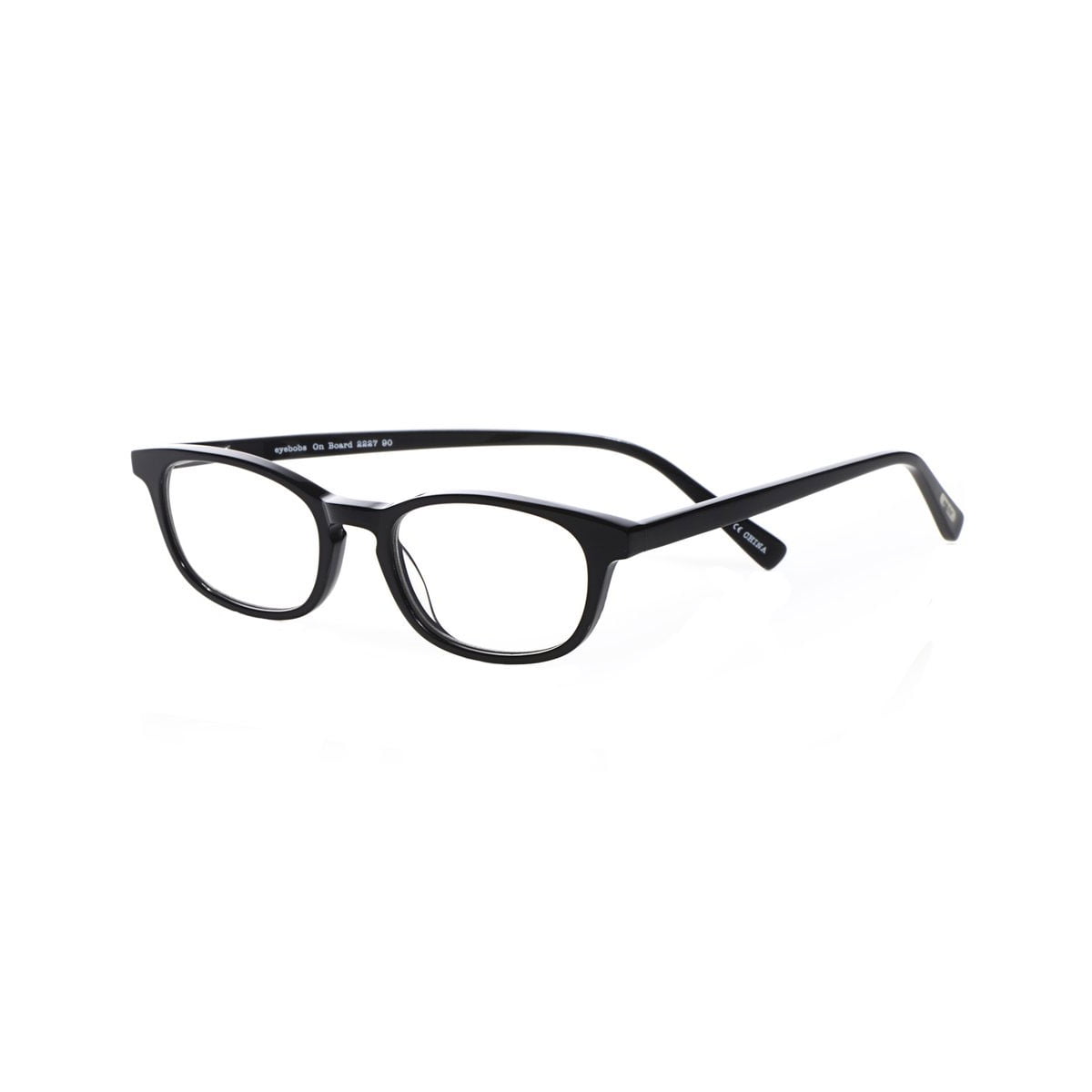 Eyebobs 222790 Unisex On Board Matte Black Reading Glasses, +1.50