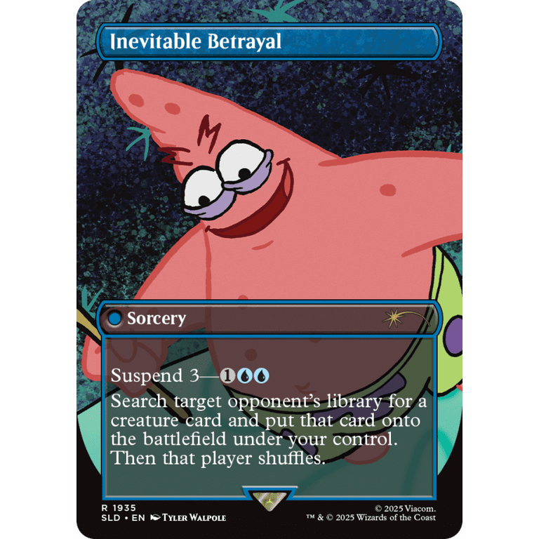 Magic the Gathering Secret Lair x SpongeBob SquarePants
