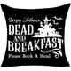 thumbnail image 2 of Juego de 4 fundas de almohada con decoración de otoño con citas de decoraciones de Halloween Fundas de almohada de lino y algodón para el hogar 18 x 18 pulgadas para granja rústica moderna Sincero Electrónica, 2 of 4