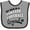 Heather and Black, variant on Inktastic My Dad is a Fantasy Football Legend Boys or Girls Baby Bib