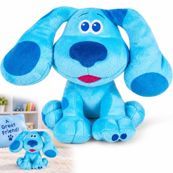 Trevanos 8" Blue Puppy Dog & You!Soft Lying Dog Stuffed Animal Plush Toy Perfect Gift for Festival