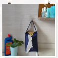 thumbnail image 3 of Bolsa de pañuelos de mano para colgar en el coche, escritorio de café con bloqueo de color a la moda, caja de almacenamiento para coche, cajón único, colgante creativo (azul real), 3 of 5