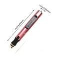 thumbnail image 2 of XIXISTARYY Electrical Tools Speed Cordless Drill Pen, Rechargeable DIY Electric Hand Drill With 32 Small Drill Bits, Micro Drill Set For Jewelry Making Wood Stone Plastic Resin Silver, 2 of 2