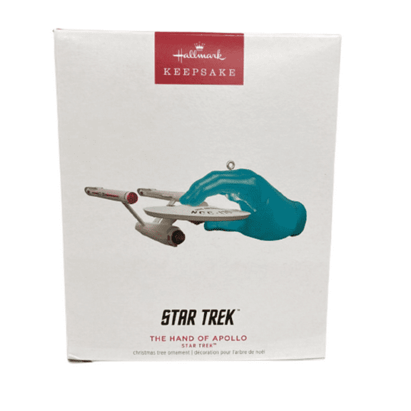 Hallmark 2023 Keepsake Star Trek The Hand of Apollo Christmas Ornament New Box
