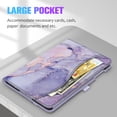 thumbnail image 2 of Fintie Case for Samsung Galaxy Tab S8+/S8 Plus 2022/S7 FE 2021/S7 Plus 2020 12.4 inch Tablet, Multi-Angle Stand Cover with Pocket Auto Wake/ Sleep , Built-in S Pen Holder, Lilac Marble, 2 of 8