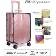 thumbnail image 6 of Luggage Protector Cover,Artrylin 26 Inch Luggage Travel Suitcase Wrap,PVC Water-Proof Luggage Case Cover for Wheeled Luggage,Clear Luggage Cover, 6 of 9