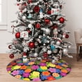 thumbnail image 5 of Sikiie Hawaiian Style 30-48 inches {designName} Print Christmas Tree Skirt Snowman Xmas Tree Skirt with Edge Christmas Decorations for Holiday Party36", 5 of 7