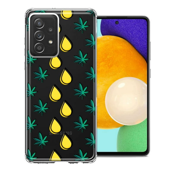MUNDAZE for Samsung Galaxy A72 Medicinal Drip Design Double Layer Phone Case Cover