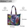 thumbnail image 5 of Flower Women's Large Weekend Travel Bag Moving Canvas Handbag Thick Double Layer Beach Weekend Travel Unisex Hospital Maternity Delivery with Toiletry Waterproof, 5 of 5