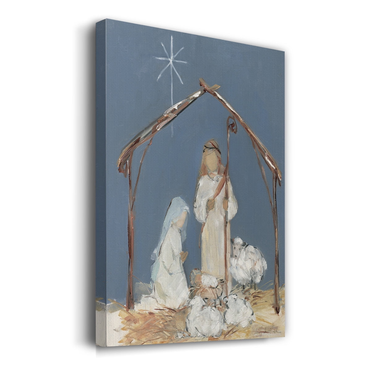 Twilight Nativity Prayer- Gallery Wrapped Canvas