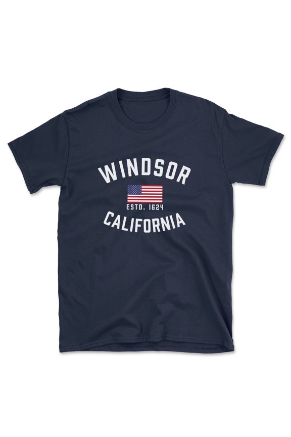 Windsor California Patriot Men's Cotton T-Shirt