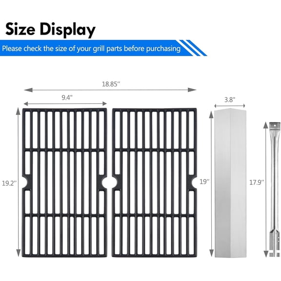 3 Burner Grill Replacement Parts Kit