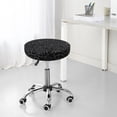 thumbnail image 6 of Kdxio Spider Web Black Print Stool Covers Round,Stretch Round Bar Stool Covers Washable Bar Stool Cushion Slipcover for 12-15 Inch Chair, 6 of 6