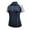 Navy/Pastel Lilac, variant on Women's Victory Contrast Zip Golf Polo Shirt #2370