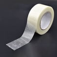 thumbnail image 3 of SENRISE 20M Length Mesh Fiber Tape Adhesive Tape for Packaging Sealing Alloy Bonding Wood Bonding Transparent 6mm-100mm, 3 of 6