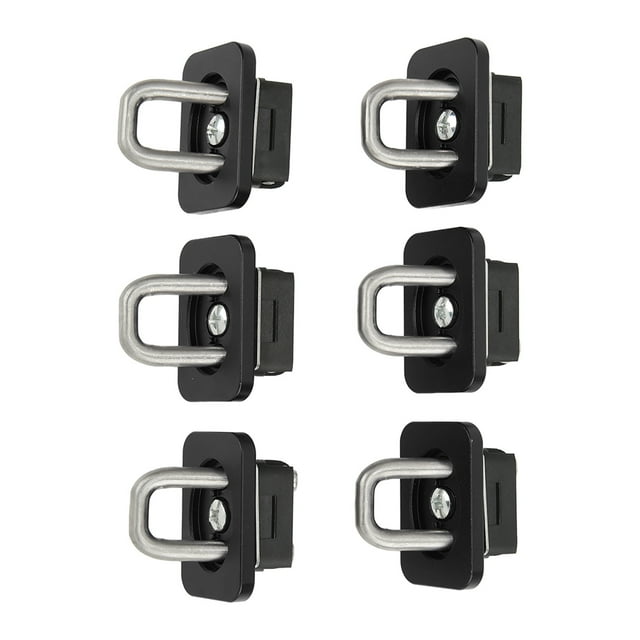 BULLTIE Ancrages en Acier Inoxydable - 6 Pcs Lit de Camion 1000LBS Remplacement pour Argentado 2007-2021