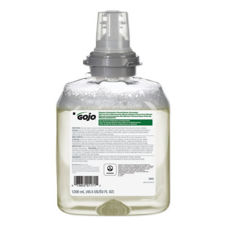 TFX Green Certified Foam Hand Cleaner Refill, Unscented, 1,200 mL, 2/Carton TFX Green Certified Foam Hand Cleaner Refill, Unscented, 1,200 mL, 2/Carton
