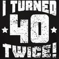 thumbnail image 3 of CafePress - I Turned 40 Twice! 80Th Birthday T Shirt - Men's Classic Graphic Cotton T-Shirt, 3 of 4