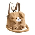 thumbnail image 1 of Lindo bolso de felpa Marrón, 1 of 8