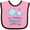 Pink and Black, variant on Inktastic My Daddy Whale-y Loves Me Boys or Girls Baby Bib