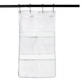thumbnail image 6 of 5 Packs 6 Pocket Shower Caddy Hanging Mesh Organizer with Hooks for Bathroom Storage Bath Tub Accessories, 6 of 8
