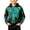 1-Mint Green2206, variant on Byoo Infant Boy's Halloween Glow‑Skeleton Zip‑Up Hoodie Jacket Long Sleeve Hooded Sweatshirt Pullover Top
