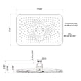 thumbnail image 5 of Rain Adjustable Shower Head 1.8 GPM, 5 of 5