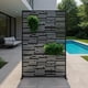 thumbnail image 1 of Yeshouse Biombo de acero galvanizado de alta resistencia, panel de cerca de 183 x 119 cm, divisor decorativo resistente a la intemperie y enrejado para plantas, ideal para patio y jardín, 1 of 8