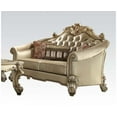 thumbnail image 3 of ACME Vendome II Loveseat w/3 Pillows in Bone Synthetic Leather & Gold Patina, 3 of 5
