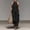 *Black, variant on Women's Summer Ruffle Hem Sleeveless Flowy Maxi Dress ,Casual Loose Fit Beach Vacation Dress Black,Women's Plus L