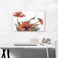 thumbnail image 2 of ARTCANVAS Red Poppies 1929 Canvas Art Print by Charles Demuth - Size: 26" x 18" (1.50" Deep), 2 of 9