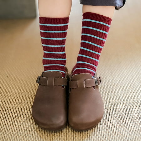 

Stripe Children s socks spring and autumn and winter new men s and women s Japanese and South Korea cartoon cute combed cotton bab