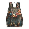 thumbnail image 1 of Balery Floral Dreamcatcher Elegance Mochila Ligera para Hombres y Mujeres – Resistente y Impermeable, Ideal para la Escuela, el Trabajo, los Viajes y el Uso Diario, 1 of 7