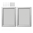 thumbnail image 1 of Marco Tamaño A4 Con Vidrio, Foto/diploma/póster 34 x 32 cm 2 pzs, Plata, 1 of 5