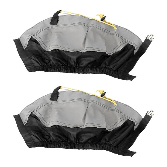 KAKOWELY Guêtres d'Extérieur Imperméables Guêtres Légères en Nylon pour Bottes de Randonnée Guêtres Anti-Sable et Anti-Boue (Noir et Corde pour Couleur Aléatoire),8.66"X7.87"X0.2"
