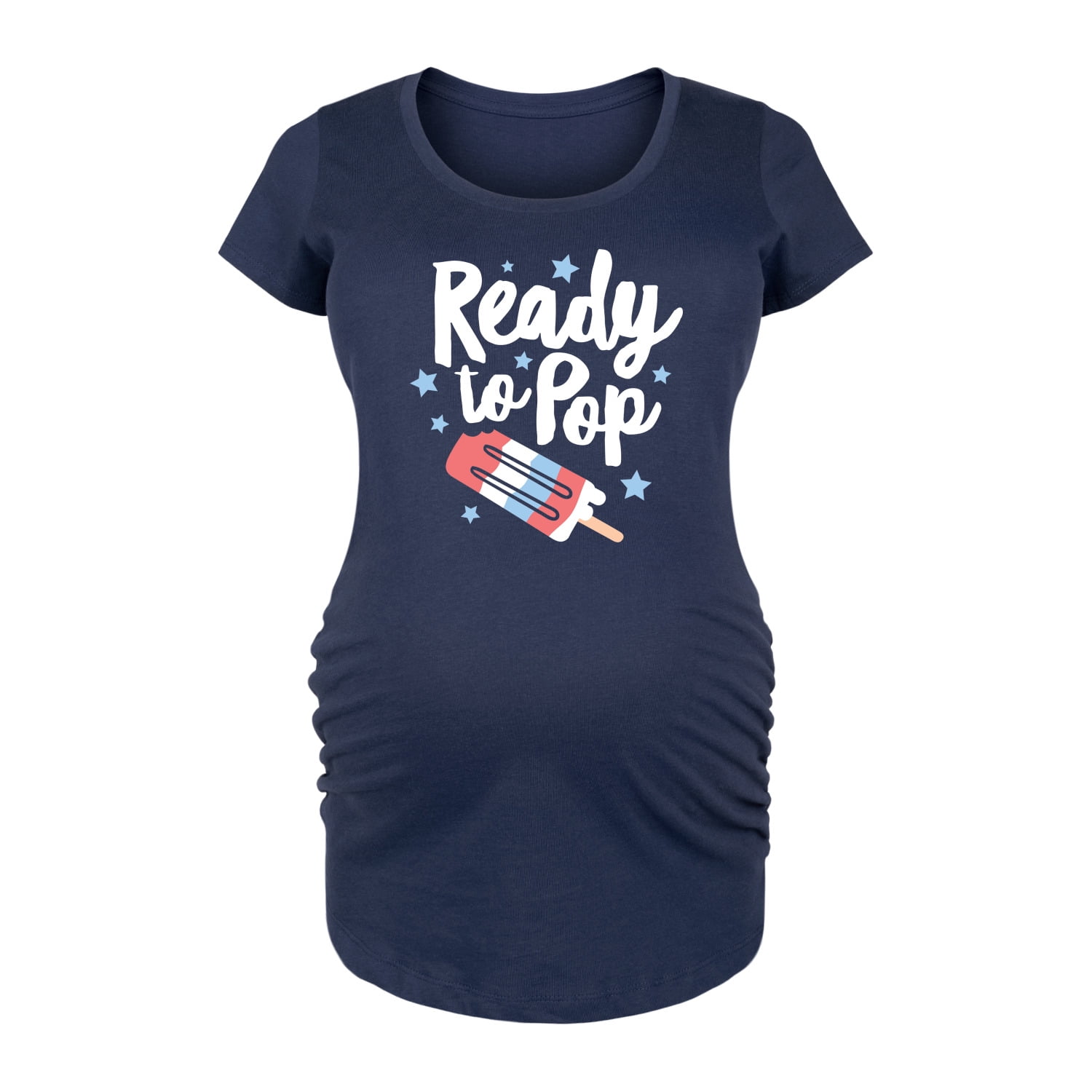 Bloom Maternity - Ready To Pop - Maternity Scoop Neck T-Shirt