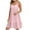 Pink, variant on Womens Summer Dresses 2025 V Neck Sleeveless Mini Babydoll Dress Casual Loose Swing Ruffled Tiered Beach Sundress Light Blue, M