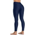thumbnail image 4 of Alove Long High Waist Swim Pants With Pockets Stretchy Tight Leggings Suring Swim Bottoms, 4 of 7