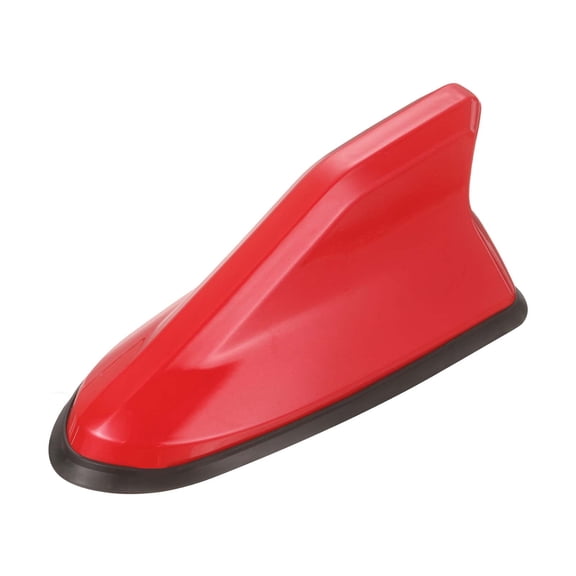 Uxcell Car Shark Fin Antenna Cover(6.5"x2.6", Red) - Conductive, Automotive Roof Antenna Caps Replacement Vehicle Decorative Cover, for Cars RVs SUV Trucks