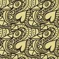 thumbnail image 1 of Ahgly Tapis d'Intérieur Lavable en Machine Carré Transitionnel Marron Chocolat, 5 Pieds Carré, 1 of 7