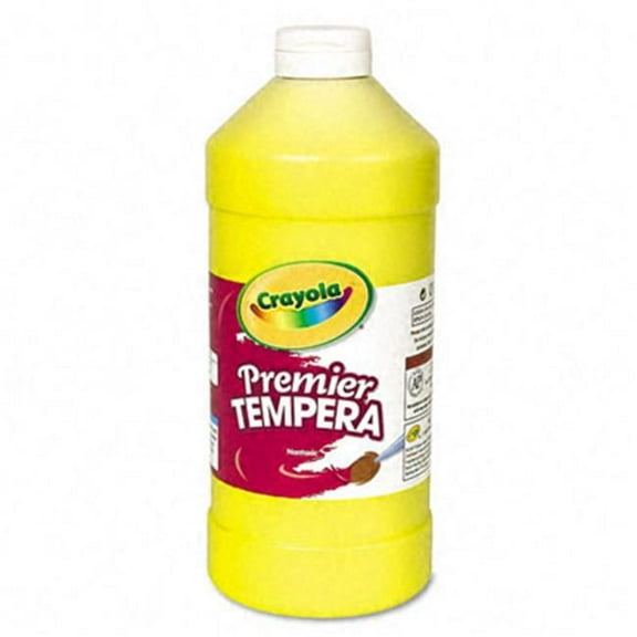 Crayola Premier Tempera Paint, Yellow, 32 Oz