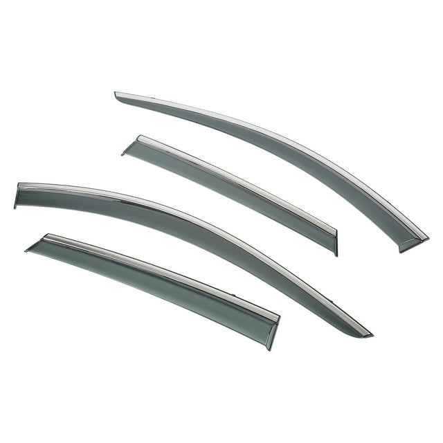 Ventilación protectora de visera de ventana, 4 piezas Viseras de ventana laterales Viseras de ventana lateral Pantalla de ventilación Deflector de visera de ventana lateral Máxima confiabilidad