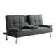 thumbnail image 1 of Sofá Cama Futon Sala Moderna Minimalista Reclinable Vanlig® Color Gris Oscuro, 1 of 3